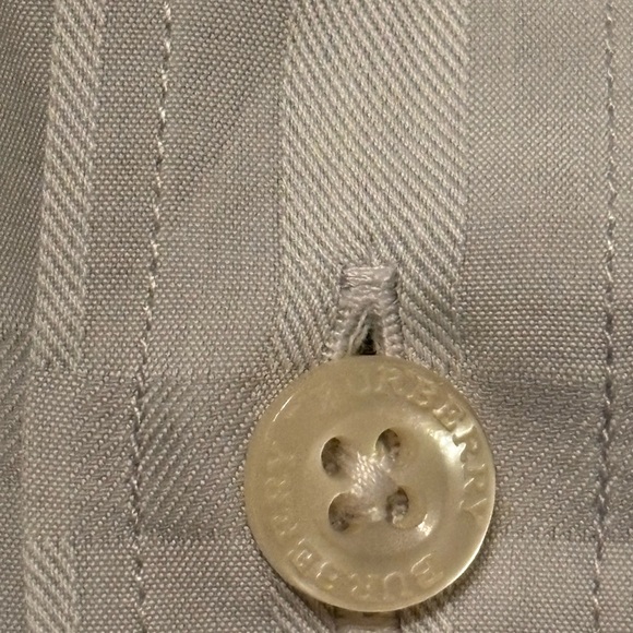 Burberry light grey shirt size 17.5/44 - Picture 7 of 7